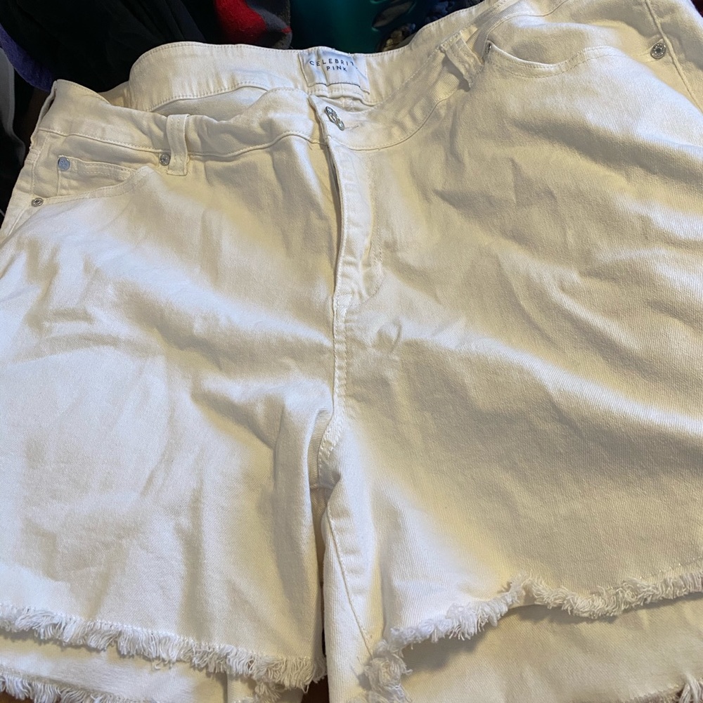 Celebrity Pink Rugged Denim Shorts NWOT